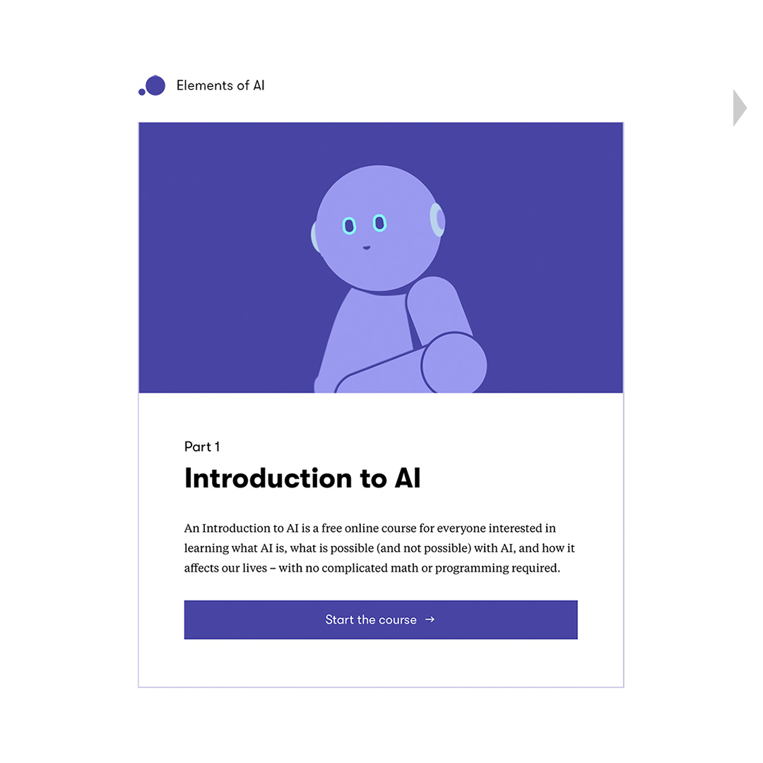 image about artificial intelligence course